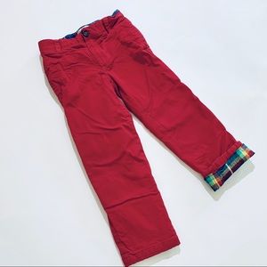 Boys Mini Boden Flannel Lined Pants 5Y